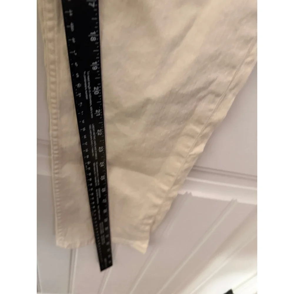 Banana Republic Pants Mens 31x32 Traveler Slim Off-White Cream Denim EUC